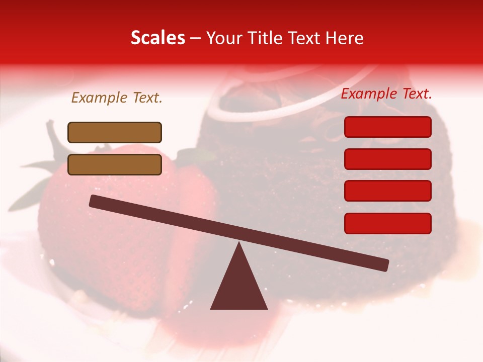 Red One Fruit PowerPoint Template