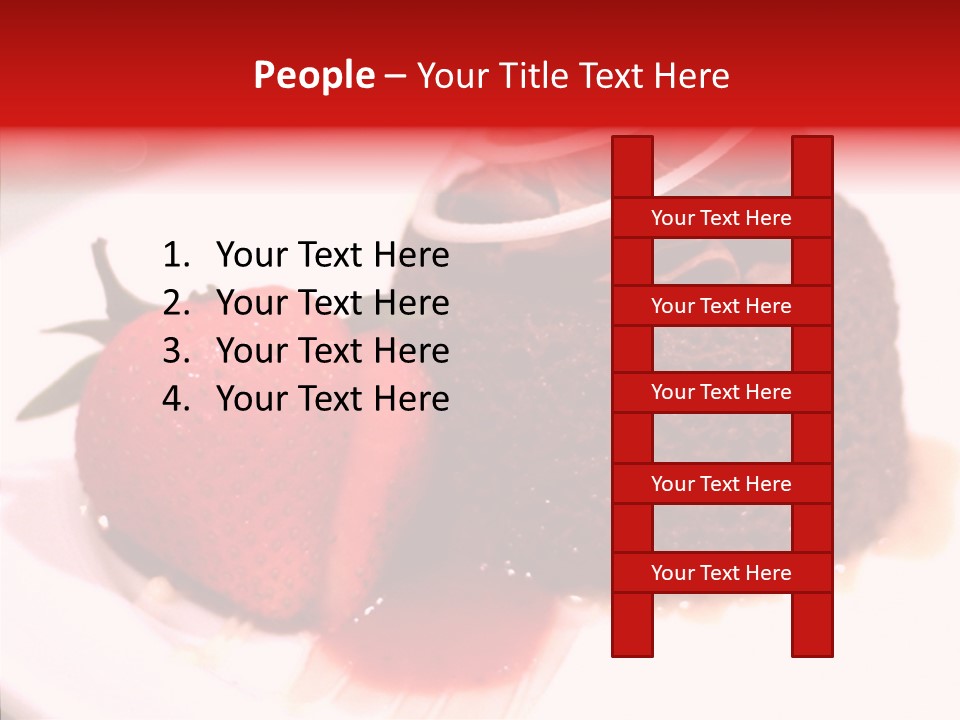 Red One Fruit PowerPoint Template