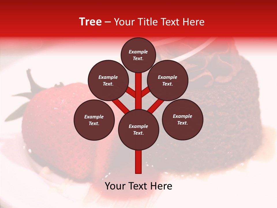 Red One Fruit PowerPoint Template
