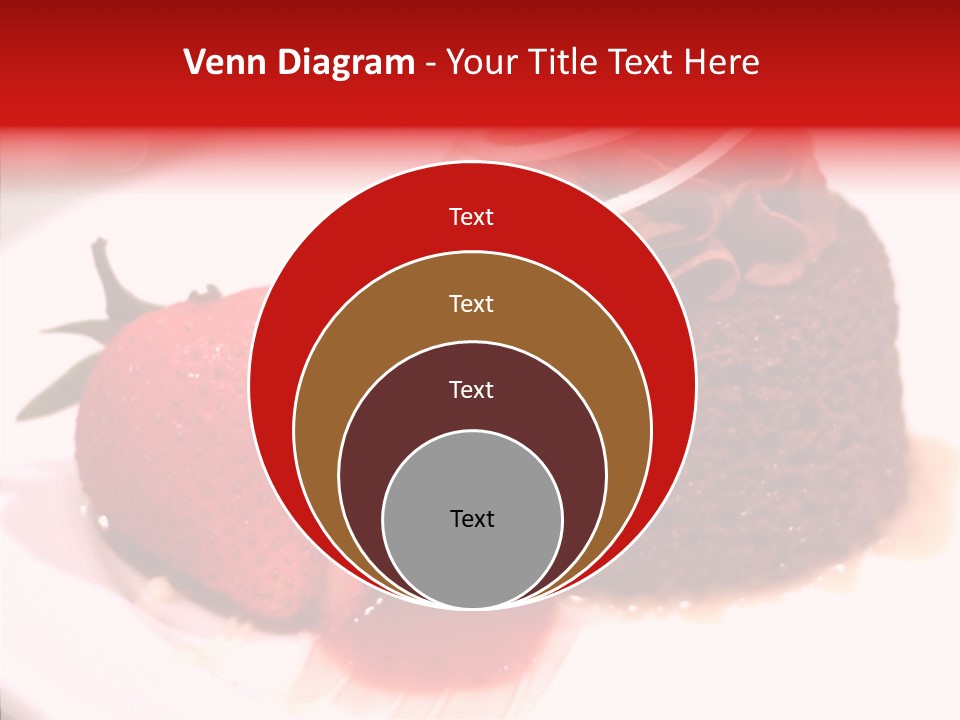 Red One Fruit PowerPoint Template