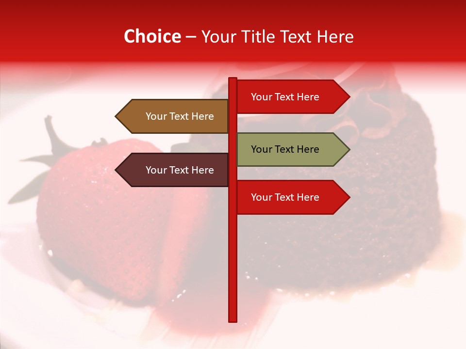 Red One Fruit PowerPoint Template