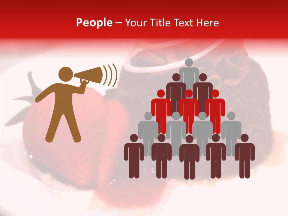 Red One Fruit PowerPoint Template