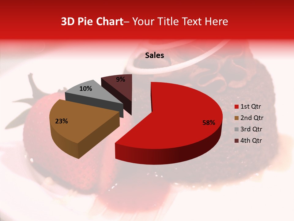 Red One Fruit PowerPoint Template