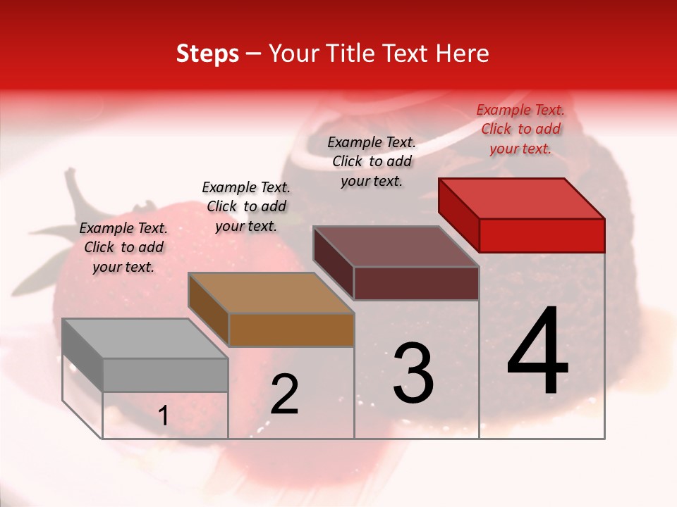 Red One Fruit PowerPoint Template