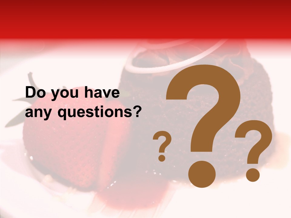 Red One Fruit PowerPoint Template