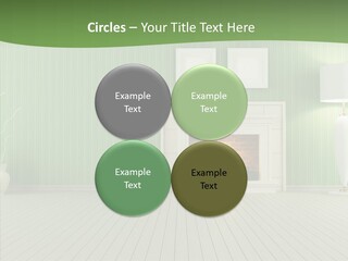 Fireplace Parquet Nobody PowerPoint Template