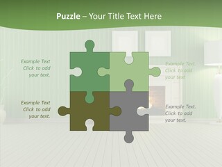 Fireplace Parquet Nobody PowerPoint Template