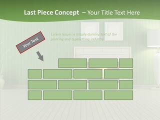 Fireplace Parquet Nobody PowerPoint Template