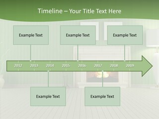 Fireplace Parquet Nobody PowerPoint Template