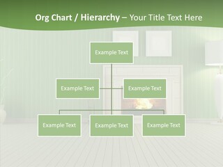Fireplace Parquet Nobody PowerPoint Template