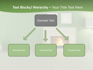 Fireplace Parquet Nobody PowerPoint Template