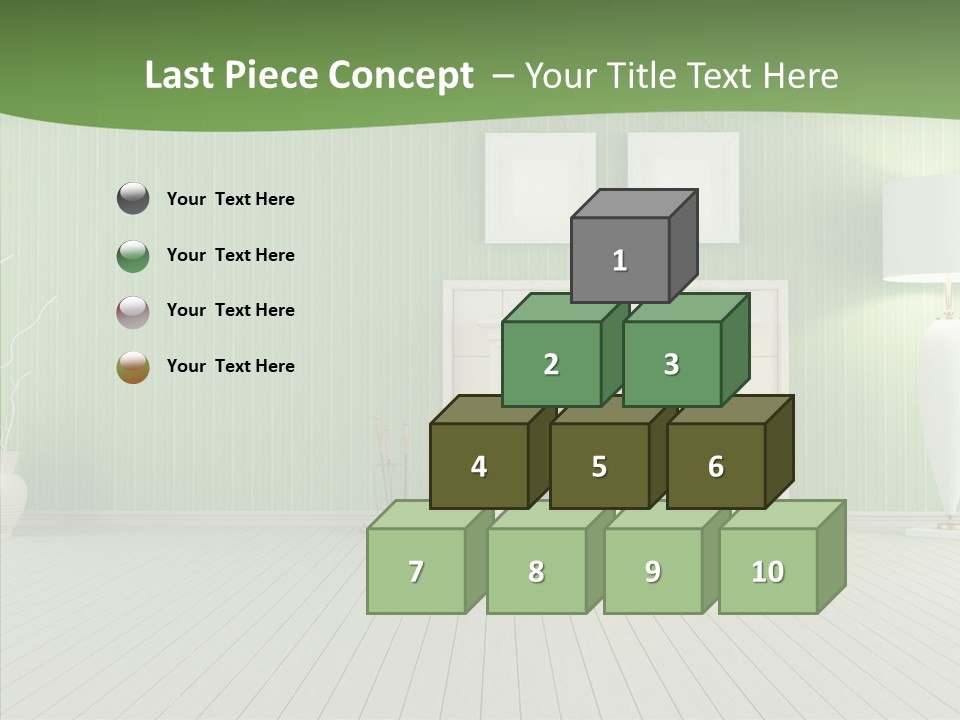 Fireplace Parquet Nobody PowerPoint Template
