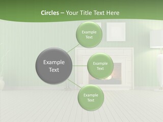 Fireplace Parquet Nobody PowerPoint Template