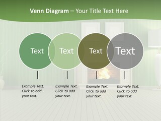 Fireplace Parquet Nobody PowerPoint Template