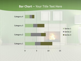 Fireplace Parquet Nobody PowerPoint Template