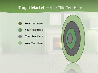 Fireplace Parquet Nobody PowerPoint Template