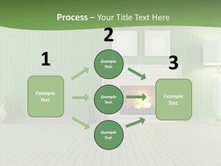 Fireplace Parquet Nobody PowerPoint Template