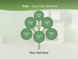 Fireplace Parquet Nobody PowerPoint Template