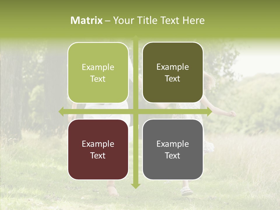 Loving Female Countryside PowerPoint Template