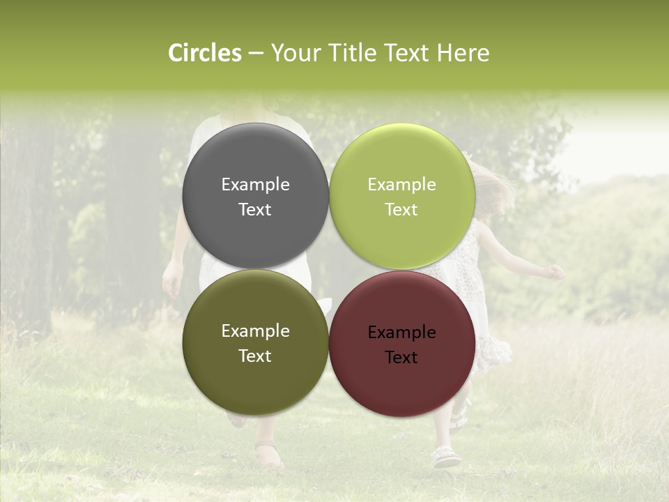 Loving Female Countryside PowerPoint Template