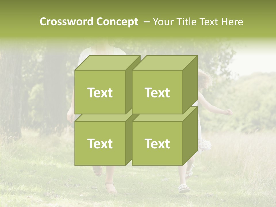 Loving Female Countryside PowerPoint Template