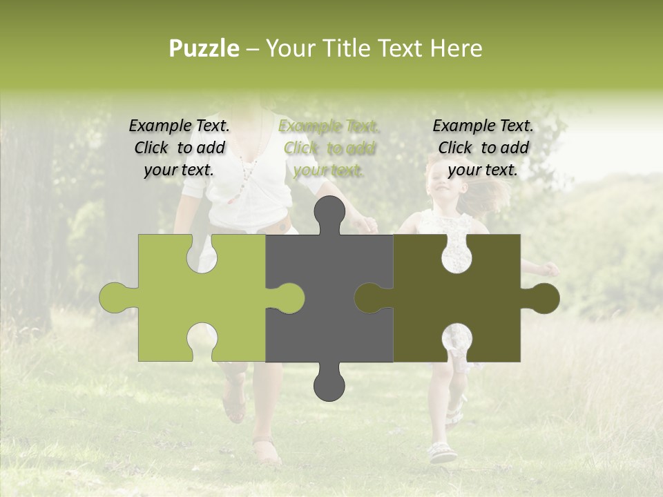 Loving Female Countryside PowerPoint Template