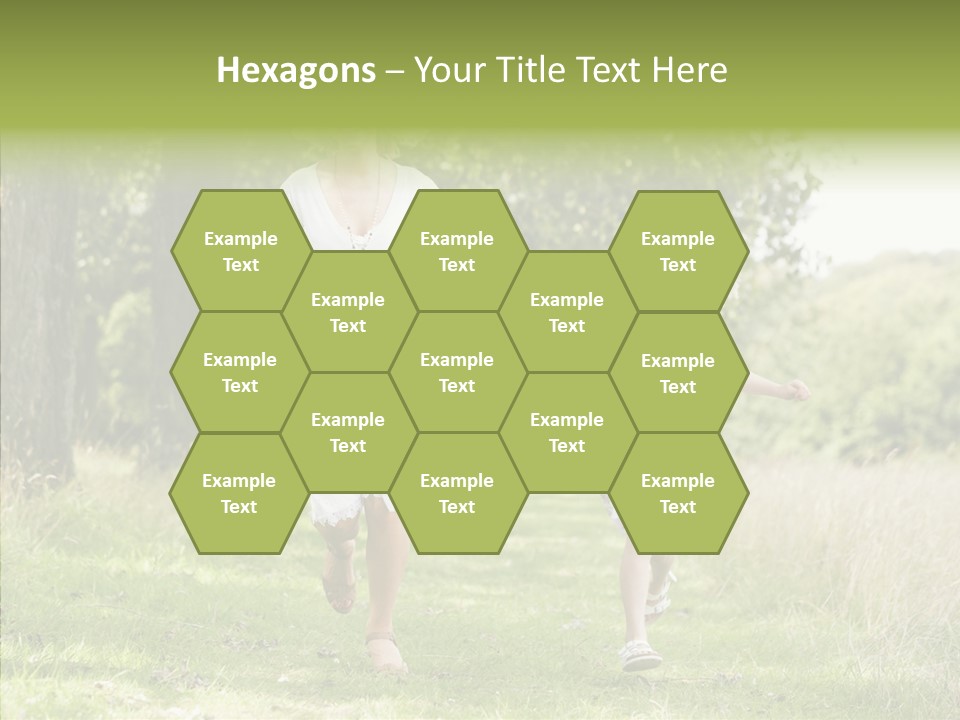 Loving Female Countryside PowerPoint Template