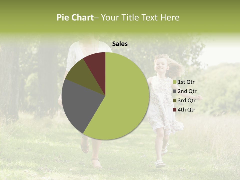 Loving Female Countryside PowerPoint Template