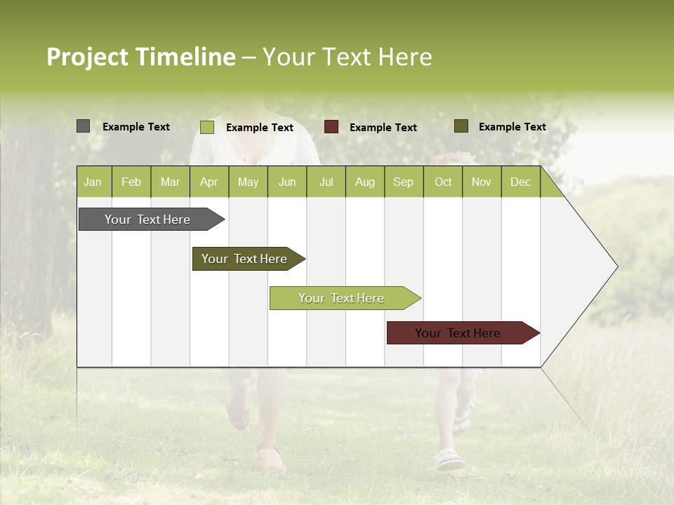 Loving Female Countryside PowerPoint Template