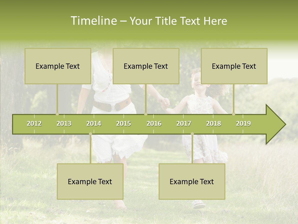 Loving Female Countryside PowerPoint Template