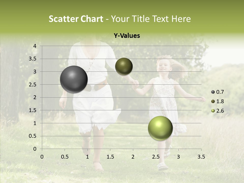 Loving Female Countryside PowerPoint Template