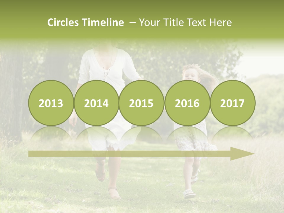 Loving Female Countryside PowerPoint Template