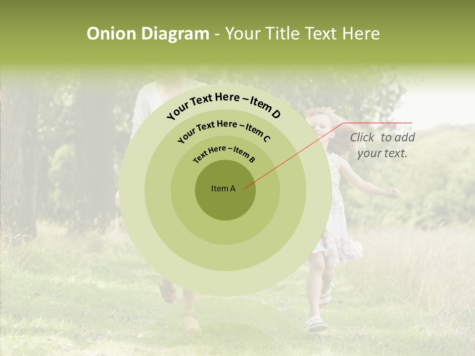 Loving Female Countryside PowerPoint Template