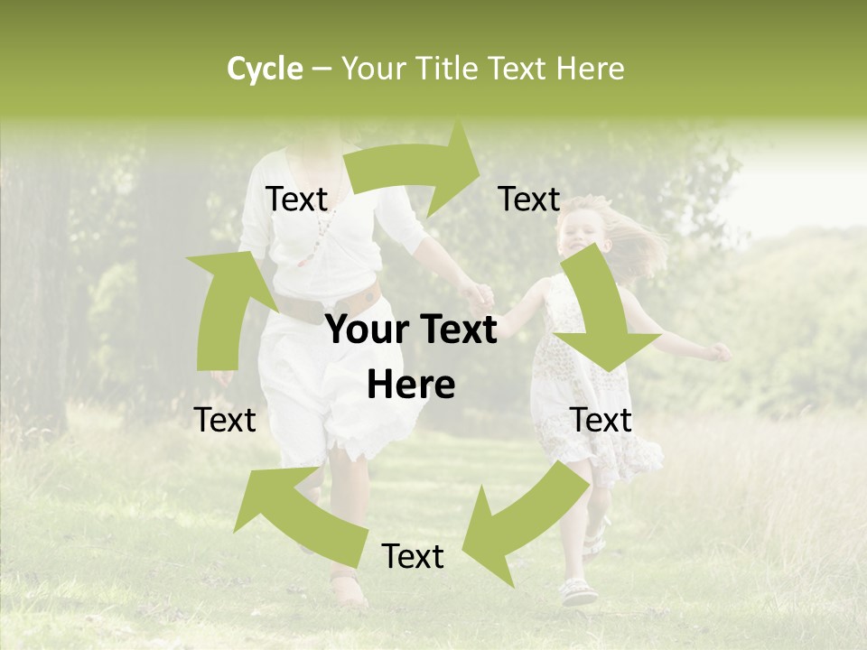 Loving Female Countryside PowerPoint Template