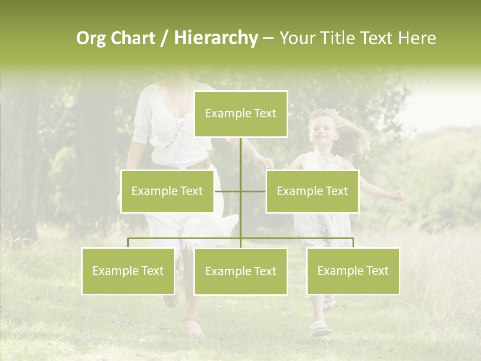 Loving Female Countryside PowerPoint Template