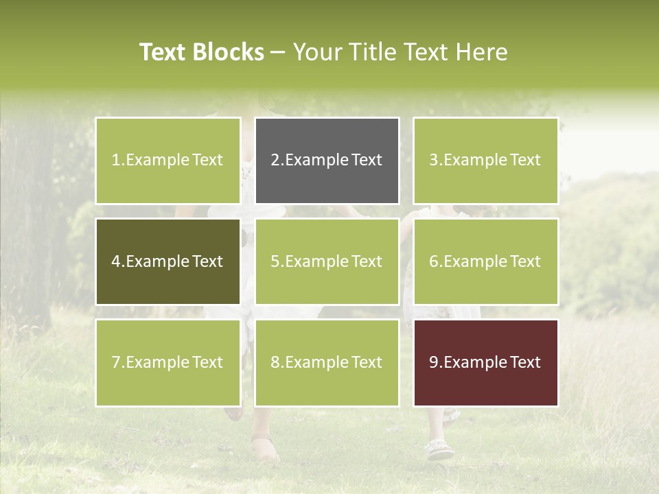 Loving Female Countryside PowerPoint Template