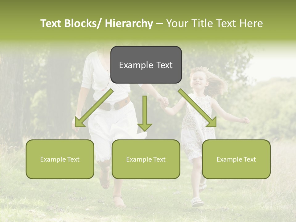 Loving Female Countryside PowerPoint Template