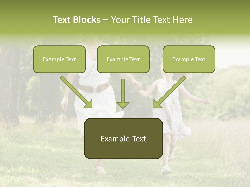 Loving Female Countryside PowerPoint Template