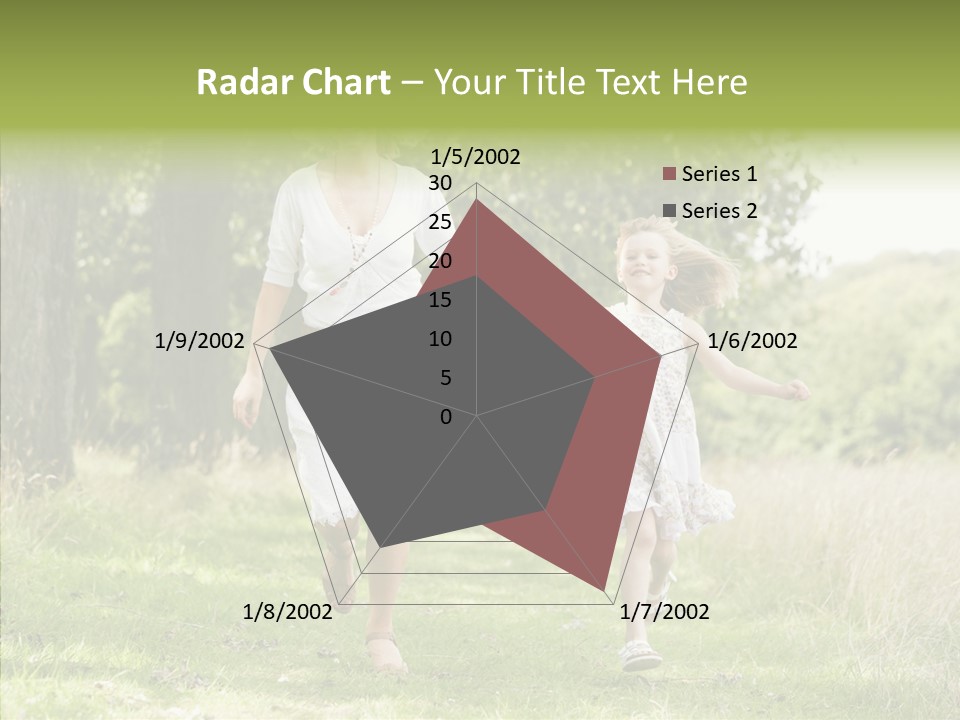 Loving Female Countryside PowerPoint Template
