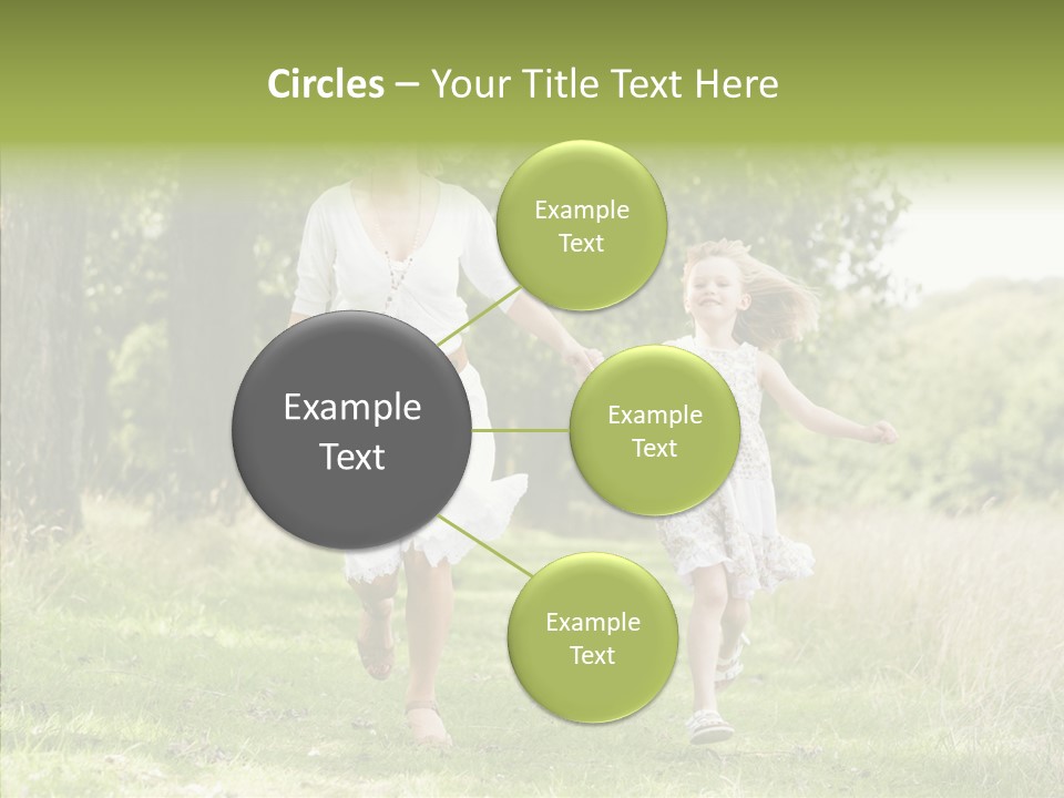 Loving Female Countryside PowerPoint Template