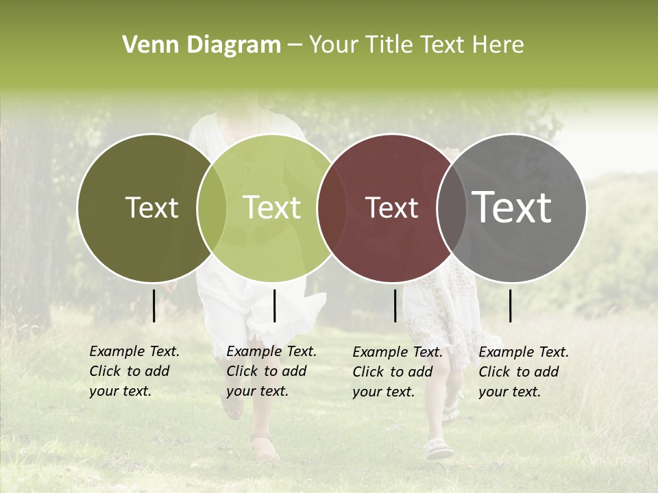 Loving Female Countryside PowerPoint Template