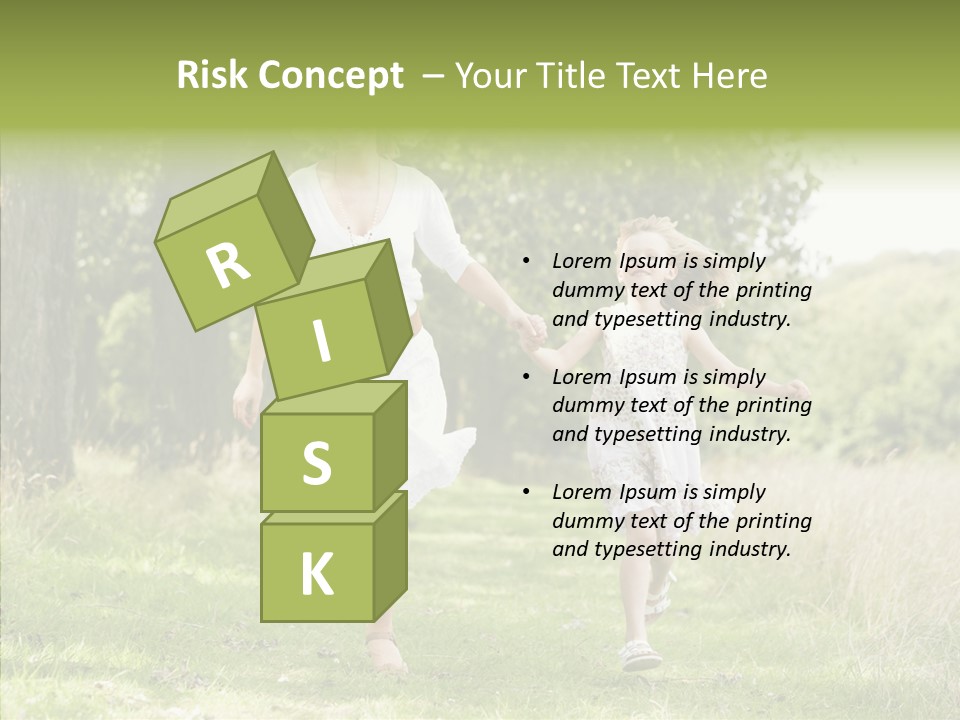 Loving Female Countryside PowerPoint Template