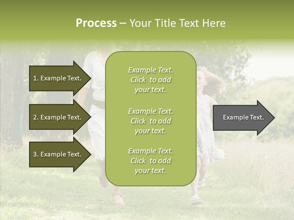 Loving Female Countryside PowerPoint Template
