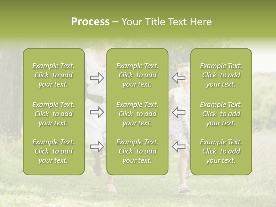 Loving Female Countryside PowerPoint Template