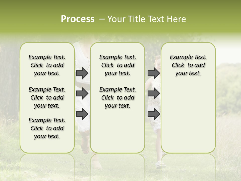 Loving Female Countryside PowerPoint Template