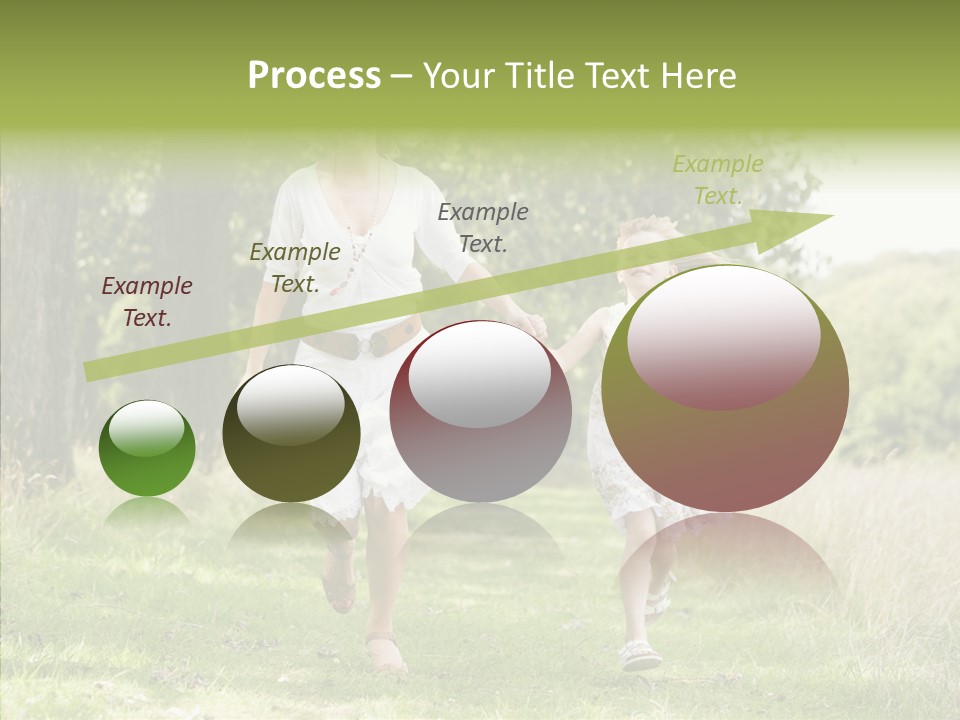 Loving Female Countryside PowerPoint Template