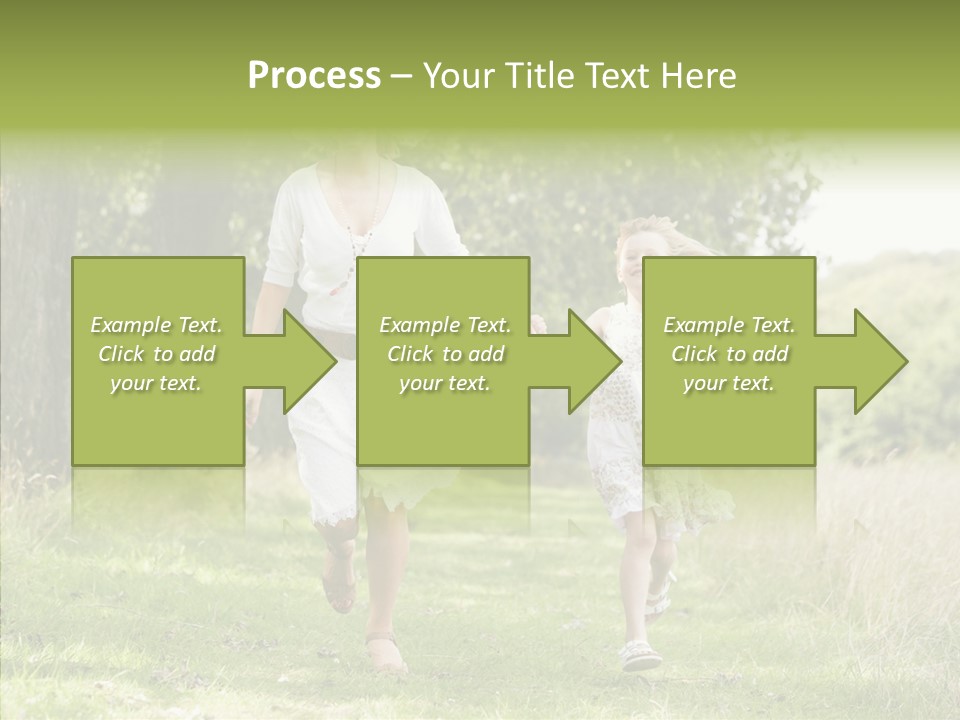 Loving Female Countryside PowerPoint Template