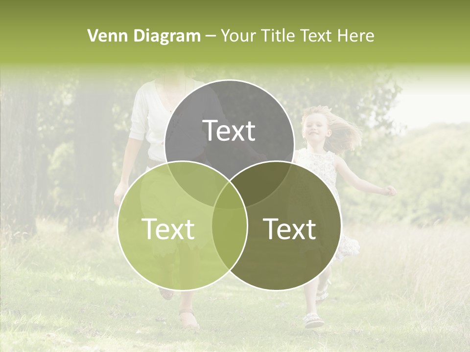 Loving Female Countryside PowerPoint Template