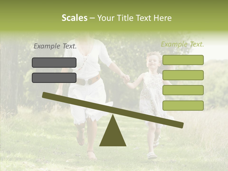 Loving Female Countryside PowerPoint Template