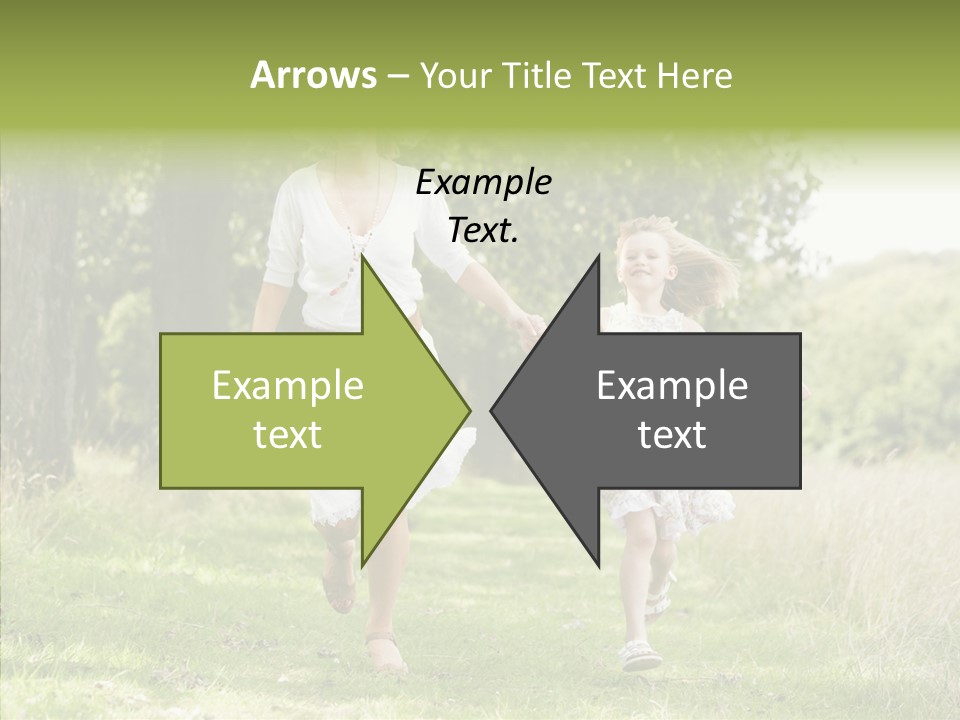 Loving Female Countryside PowerPoint Template